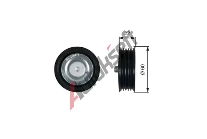 GATES Vratn / vodic kladka drkovho klnovho emenu DriveAlign GT T36473, T36473