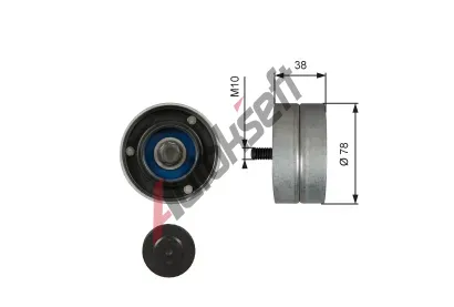 GATES Vratn / vodic kladka drkovho klnovho emenu DriveAlign GT T36529, T36529