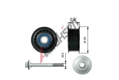 GATES Vratn / vodic kladka drkovho klnovho emenu DriveAlign GT T36731, T36731