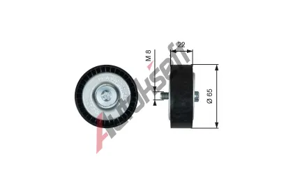 GATES Vratn / vodic kladka drkovho klnovho emenu DriveAlign GT T36734, T36734