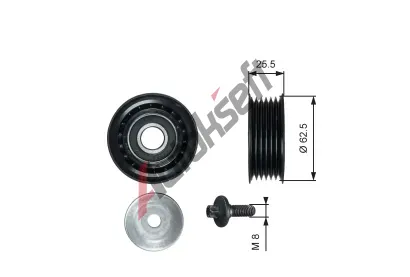 GATES Vratn / vodic kladka drkovho klnovho emenu DriveAlign GT T36736, T36736
