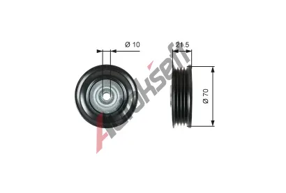 GATES Vratn / vodic kladka drkovho klnovho emenu DriveAlign GT T36747, T36747