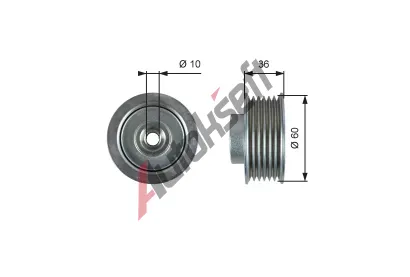 GATES Vratn / vodic kladka drkovho klnovho emenu DriveAlign GT T36753, T36753