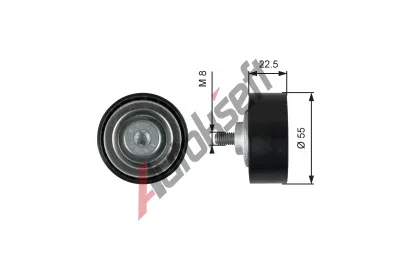 GATES Vratn / vodic kladka drkovho klnovho emenu DriveAlign GT T36767, T36767