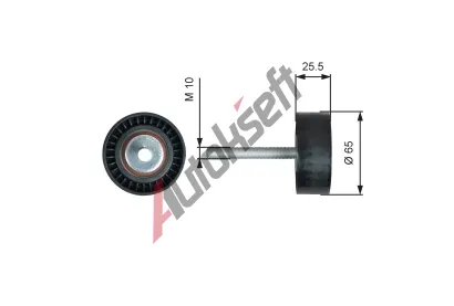 GATES Vratn / vodic kladka drkovho klnovho emenu DriveAlign GT T36772, T36772