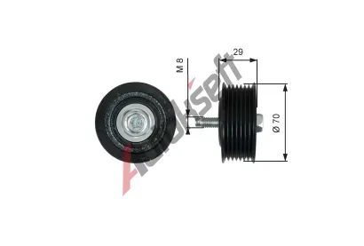 GATES Vratn / vodic kladka drkovho klnovho emenu DriveAlign GT T36773, T36773