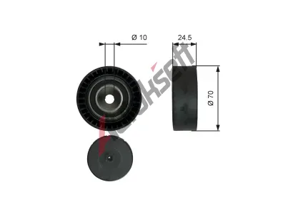 GATES Vratn/vodc kladka drkovho klnovho emenu DriveAlign GT T38071, T38071