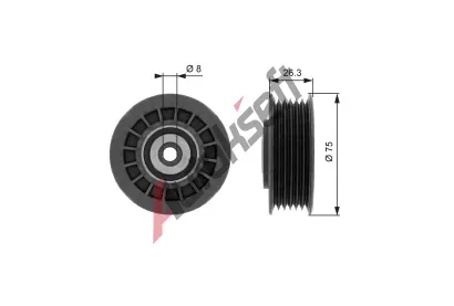 GATES Vratn/vodc kladka drkovho klnovho emenu DriveAlign GT T38092, T38092