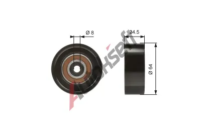 GATES Vratn/vodc kladka drkovho klnovho emenu DriveAlign GT T38097, T38097