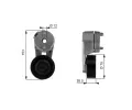 GATES Napnk drkovho klnovho emenu DriveAlign ‐ GT T38163