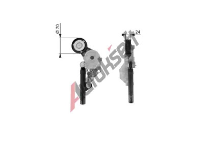 GATES Napnk drkovho klnovho emenu DriveAlign GT T38192, T38192