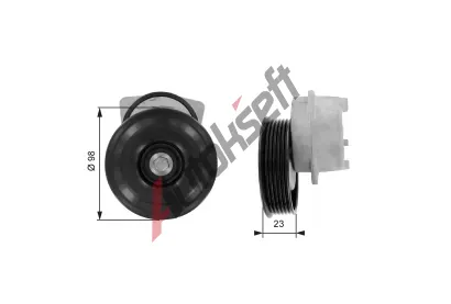 GATES Napnk drkovho klnovho emenu DriveAlign GT T38203, T38203