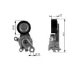 Napnk drkovho klnovho emenu GATES ‐ GT T38209