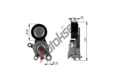 GATES Napnk drkovho klnovho emenu DriveAlign GT T38209, T38209