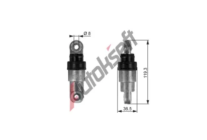 GATES Tlumi vibrac drkovho klnovho emenu DriveAlign GT T38218, T38218