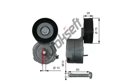 GATES Napnk drkovho klnovho emenu DriveAlign GT T38423, T38423