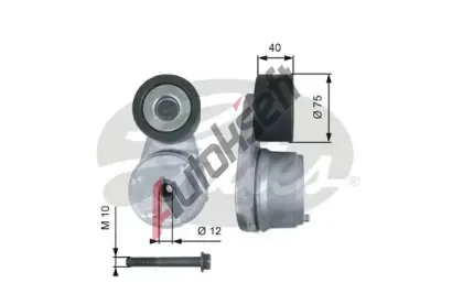 GATES Napnk drkovho klnovho emenu FleetRunner GT T38508, T38508