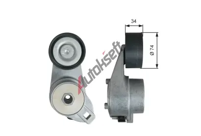 GATES Napínák drážkového klínového řemenu DriveAlign® GT T38580, T38580 GATES Napínák drážkového klínového řemenu DriveAlign® GT T38580, T38580