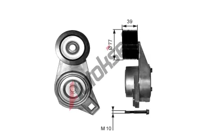 GATES Napnk drkovho klnovho emenu DriveAlign GT T38581, T38581