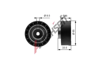 GATES Napnac kladka drkovho klnovho emenu DriveAlign GT T39057, T39057