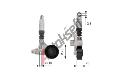 GATES Napnk drkovho klnovho emenu DriveAlign GT T39099, T39099