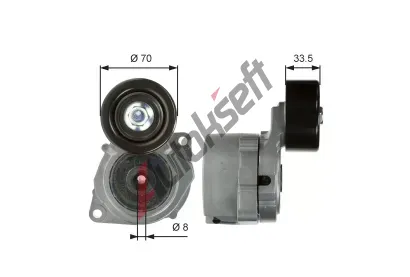 GATES Napnk drkovho klnovho emenu DriveAlign GT T39102, T39102