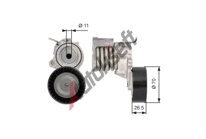 GATES Napnk drkovho klnovho emenu DriveAlign GT T39115, T39115