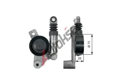 GATES Napnk drkovho klnovho emenu DriveAlign GT T39132, T39132