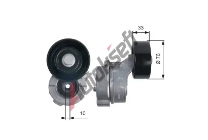 GATES Napnk drkovho klnovho emenu DriveAlign GT T39134, T39134