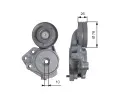 GATES Napnk drkovho klnovho emenu DriveAlign ‐ GT T39173