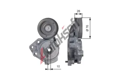 GATES Napnk drkovho klnovho emenu DriveAlign GT T39173, T39173