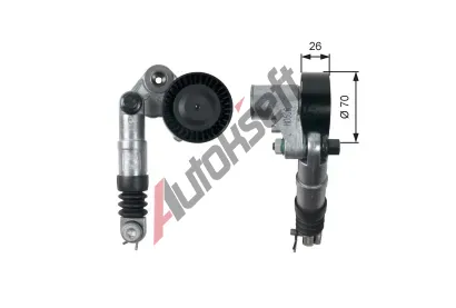 GATES Napnk drkovho klnovho emenu DriveAlign GT T39216, T39216