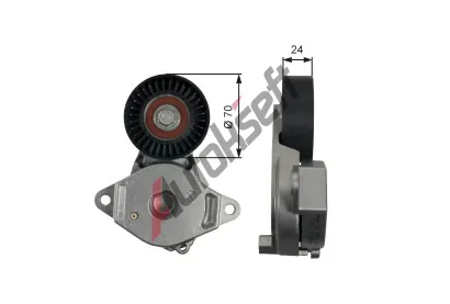 GATES Napnk drkovho klnovho emenu DriveAlign GT T39246, T39246