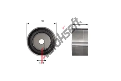 GATES Vratn / vodic kladka ozubenho emenu PowerGrip GT T41040, T41040