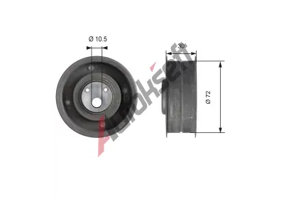 GATES Napnac kladka ozubenho emenu PowerGrip GT T41080, T41080