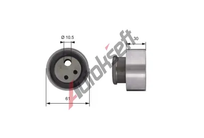 GATES Napnac kladka ozubenho emenu PowerGrip GT T41118, T41118