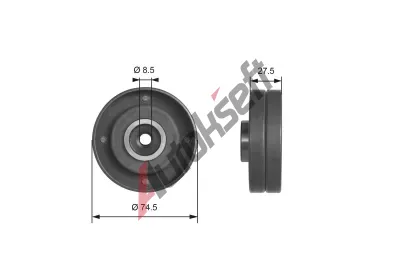 GATES Vratn/vodc kladka ozubenho emenu PowerGrip GT T41174, T41174