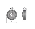 GATES Napnac kladka ozubenho emenu PowerGrip ‐ GT T41216