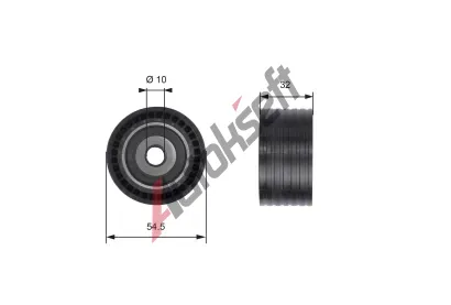 GATES Vratn / vodic kladka ozubenho emenu PowerGrip GT T41237, T41237