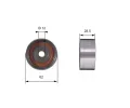 GATES Vratn / vodic kladka ozubenho emenu PowerGrip ‐ GT T42027