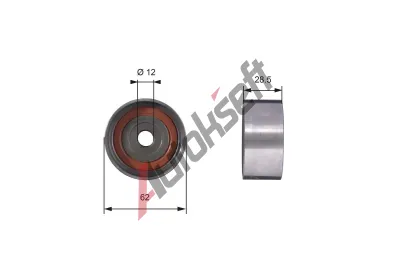 GATES Vratn / vodic kladka ozubenho emenu PowerGrip GT T42027, T42027