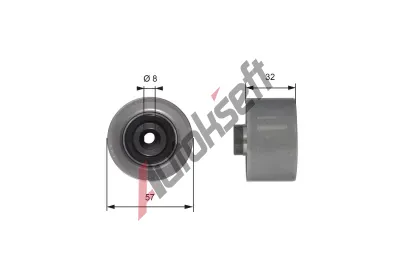 GATES Vratn / vodic kladka ozubenho emenu PowerGrip GT T42066, T42066