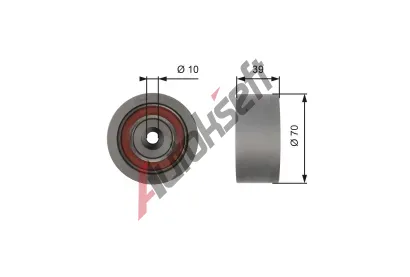 GATES Vratn/vodc kladka ozubenho emenu PowerGrip GT T42159, T42159
