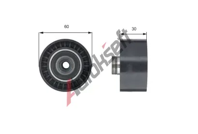 GATES Vratn / vodic kladka ozubenho emenu PowerGrip GT T42191, T42191