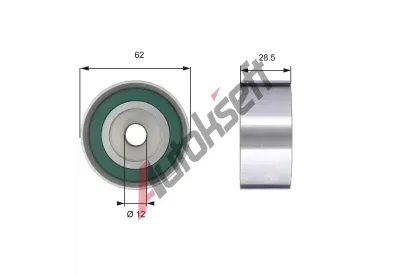 GATES Vratn / vodic kladka ozubenho emenu PowerGrip GT T42192, T42192