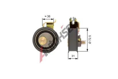 GATES Napnac kladka ozubenho emenu PowerGrip GT T43016, T43016
