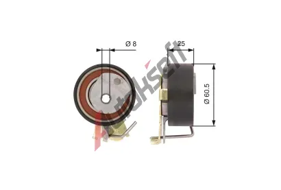 GATES Napnac kladka ozubenho emenu PowerGrip GT T43023, T43023