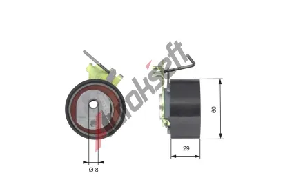 GATES Napnac kladka ozubenho emenu PowerGrip GT T43088, T43088