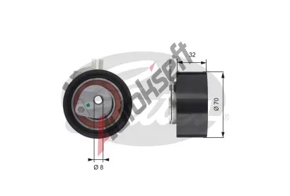 GATES Napnac kladka ozubenho emenu PowerGrip GT T43117, T43117