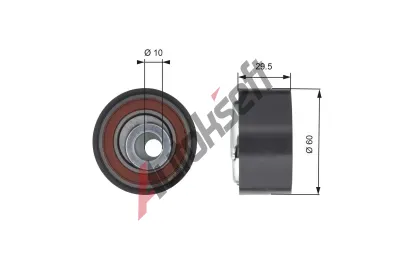 GATES Napnac kladka ozubenho emenu PowerGrip GT T43147, T43147